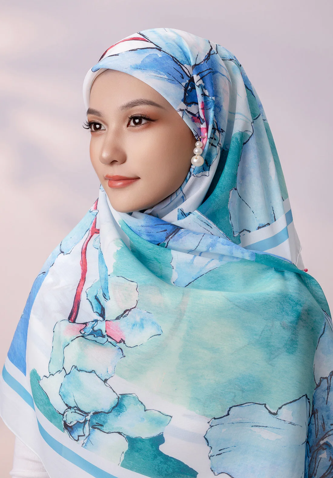 Exclusive fabrics customized high quality scarves