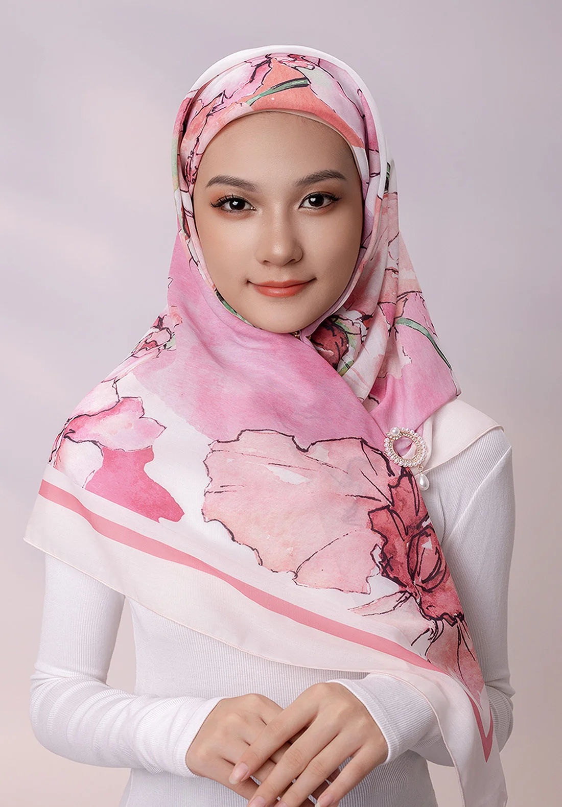 High-quality soft hijab fabric customization