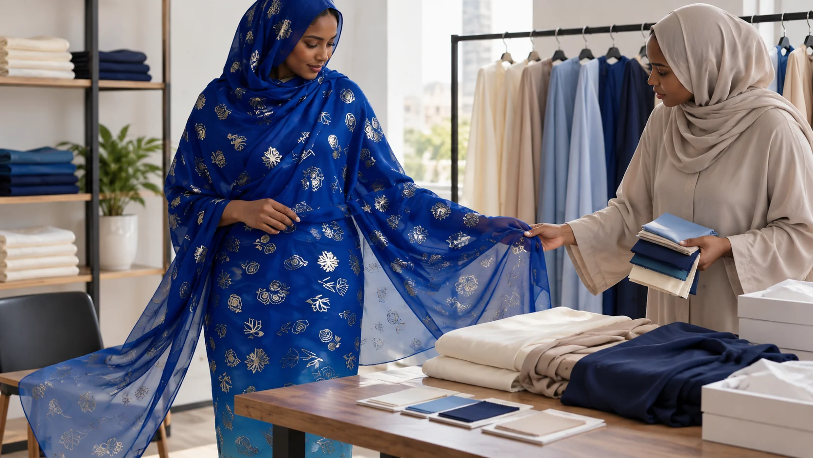 Gold-Stamped vs Plain Sudanese Toub Wholesale: How Buyers Build Core and Premium Collections